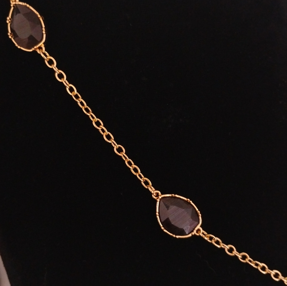 14th & Union Gold Tone 18" Necklace with Dainty Circular Design - Picture 4 of 5